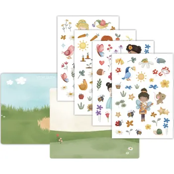 samolepka Little Dutch Snímatelné samolepky Rosa & Friends 50ks+