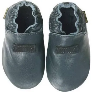 Capáčky BOUMY BASIC STAR NAVY kožené bačkůrky tm.Modré (21/L)