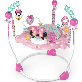 DISNEY BABY Skákadlo/aktivní centrum 2v1 Minnie Mouse Forever Besties 6m+ do 11kg