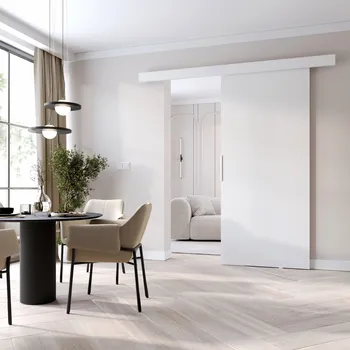 Interiérové dveře Posuvné nástěnné dveře Barret 1 10/205/1,6 L/P bílé