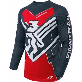 cyklistický dres FINNTRAIL Finntrail Jersey Red - XXS