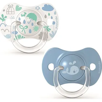 dudlíky SUAVINEX Dudlík SX PRO fyziologický MEMORIES +18m 2ks - Modrý