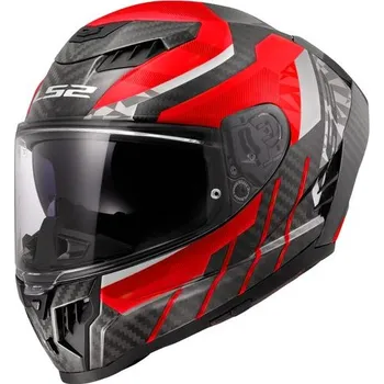 Helma na motorku LS2 Helmets LS2 FF807 DRAGON TRAX RED - 3XL
