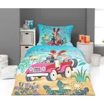 MATĚJOVSKÝ Dětské povlečení 140x200cm, 90x70cm KRTEK V AUTĚ