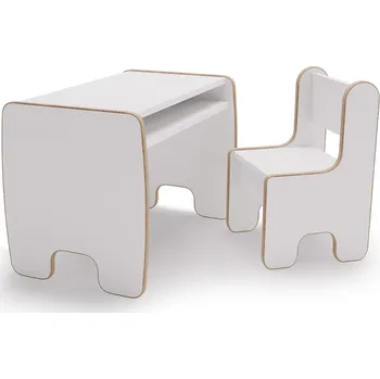 Dětský stůl dětský stůl Timi + židlička MDF barva bílá