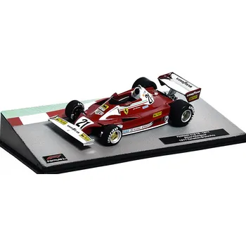 autíčko Centauria Ferrari 312 T2 #21 Gilles Villeneuve 1:43 - Formula 1 Cars časopis s modelem Ferrari 312 T2 - kovový model
