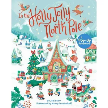 Cizojazyčná kniha In the Holly Jolly North Pole (Joel Stern)(Leporelo)