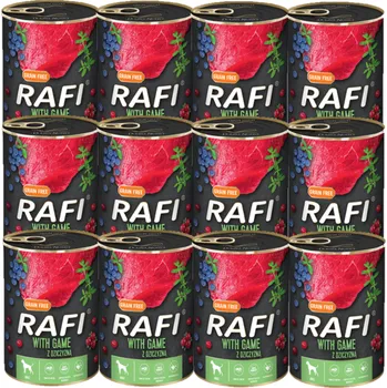 Pro psa DOLINA NOTECI Rafi se zvěřinou 12x400g