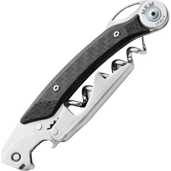 Otvírák MKM OMNIA – VÝVRTKA, NEREZOVÁ SPIRÁLA A DVOJITÝ PÁKOVÝ SYSTÉM DLS s OTVÍRÁKEM NA LÁHVE MK OM-CF