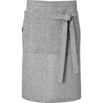 Kuchyňská zástěra Zástěra bez laclu Mora, 60x80 cm - sv. šedá