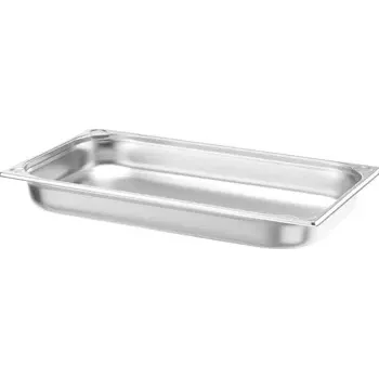 Dóza na potraviny KITCHEN LINE 6,5 cm hluboká nádoba GN 1/1 z nerezové oceli HENDI 806128