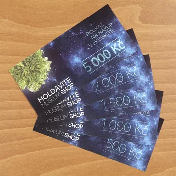 Dárková krabička My Moldavite Voucher - Poukázka 5000