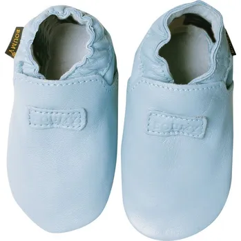 Capáčky BOUMY BASIC STAR BLUE kožené bačkůrky sv.modré (17/S)