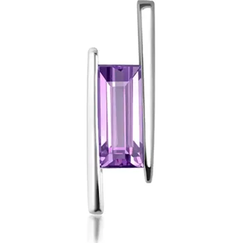 Přívěsek Candle S Amethyst - stříbrný přívěsek s fialovým amethystem