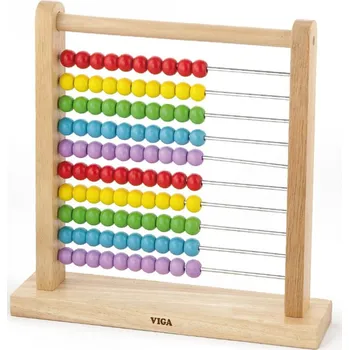 Dřevěná hračka VIGA Dřevěné počítadlo 31x31cm
