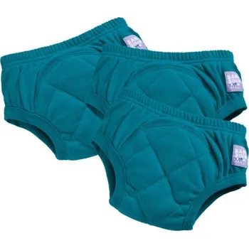 Plenkové kalhoty BAMBINO MIO Revoluční učící kalhotky 3-4 roky, balení 3ks - TEAL Green