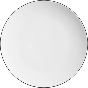 Talíř Talíř plochý Bellino, 31 cm - bílá/černá