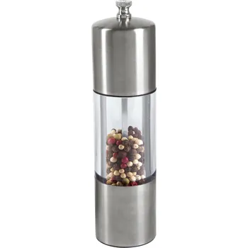 Mlýnek na koření Mlýnek na pepř Moreno, 18,5 cm - stříbrná/průhledná