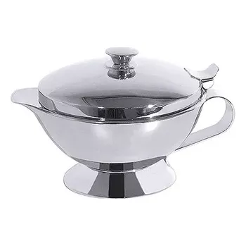 Hrnec Ocelový kastrol s poklicí 0,4 l | CONTACTO 605/040