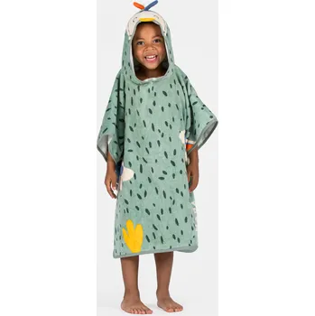 DECATHLON Dětské pončo Peroquet 3-5 LET ZELENÁ