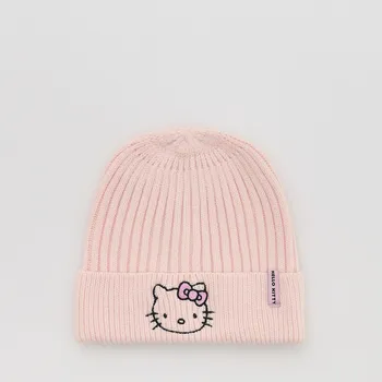 Čepice Reserved - Čepice Hello Kitty s viskózou - pastelově růžová - 862GT-03X - 862GT-03X-3Y5