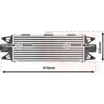 Chladič motoru Chladič turba VAN WEZEL 28004045