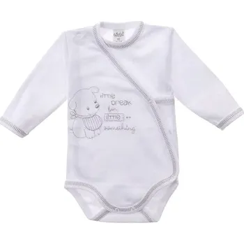 Kojenecký body SOFIJA OSESEK Body dl.rukáv překládací BÍLÉ vel. 50cm