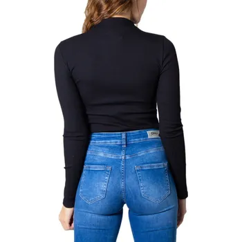 Oblečení a móda Dámské triko s dlouhým rukávem Noisy May Noisy May černá | modrá 3458009