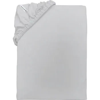 Prostěradlo Tom Tailor Žerzejové napínací prostěradlo, 180–200 x 200 cm (šedá)