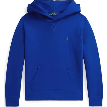 Chlapecká mikina Dětská mikina Polo Ralph Lauren tmavomodrá barva, s kapucí, s aplikací, 323749954500 59X, vel. 136-138