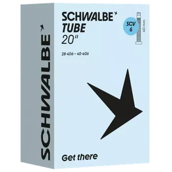 Komponent pro jízdní kolo Schwalbe Tube SCV6 40 mm (Duše na kolo Schwalbe Tube 20" SCV6 40 mm)