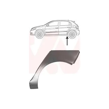 Příslušenství karosérie Boční stěna VAN WEZEL 5894147