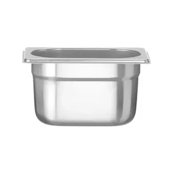 Nerezový dřez GN 1/9 hluboký 10 cm nerezový kontejner PROFI LINE | HENDI 801826