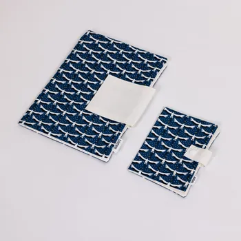 Plenkovník Tulimese Sada plenkovník + obal na očkovací průkaz s volankami