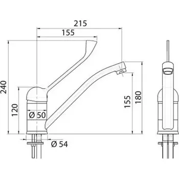 Vodovodní baterie Umyvadlová baterie | MONOLITH R0201020203