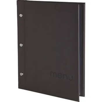 Jídelní židle Jídelní lístek Perow s ražbou ,,MENU", A4 - antracitová