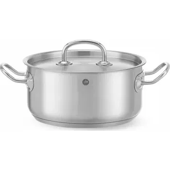 Hrnec Nerezový nízký hrnec - objem 3 l Kitchen Line | HENDI 836019