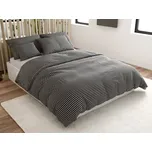 Krepové povlečení ARLENA BLEND černé Rozměr povlečení: 70 x 90 cm | 140 x 200 cm, 140x200 / 70x90 cm