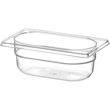 Dóza na potraviny GN 1/9 hluboká 6,5 cm polykarbonátová nádoba HENDI 861837