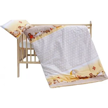 Povlečení SCARLETT Povlečení do postýlky 2dílné 135 x 100cm ŽELVIČKA Béžové