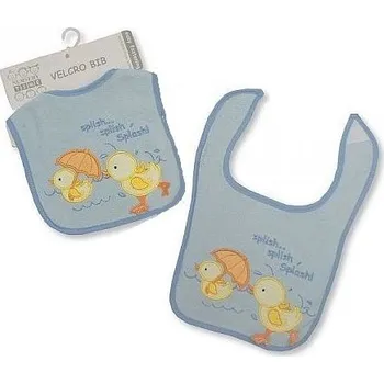 NURSERY Bryndák froté malý KUŘÁTKA modrý