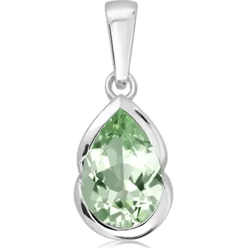 Přívěsek Teras Green Amethyst - stříbrný přívěsek se zeleným amethystem