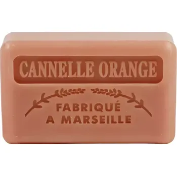 Mýdlo La Savonnette Marseillaise Marseillské mýdlo Savon De Marseille Skořice a Pomeranč 125 g