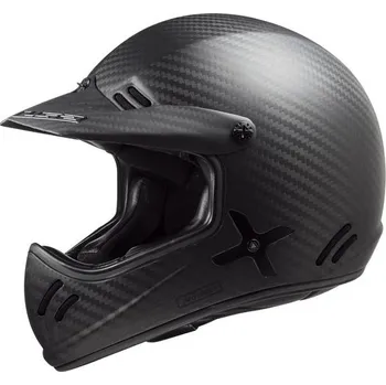 Helma na motorku LS2 Helmets LS2 MX471 XTRA SINGLE MONO MATT CARBON - S