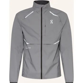 Pánská bunda On Pánská Běžecká Bunda Weather Lumos, tmavě šedá, 50