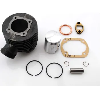 Válec motoru Diverse / Import Sada válce 50 ccm 32 mm příruba 12 mm pístní čep 86 mm vnější průměr 85 mm výška 38 mm vrtání pro Sachs 50/AL S, 50/2 KS, DK, 50/3 LS, 50/4 LKS, Hercules, Miele, DKW, Rixe, Gritzner MG00064674