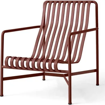 HAY Křeslo Palissade Lounge Chair High, iron red