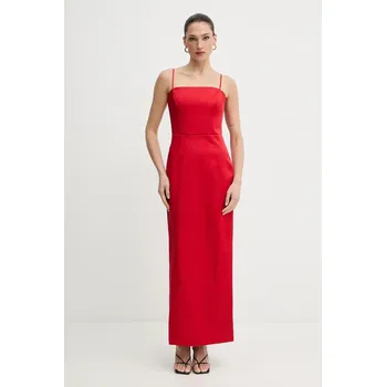 Dámské šaty Šaty Bardot 60179DB červená 33X, vel. XL