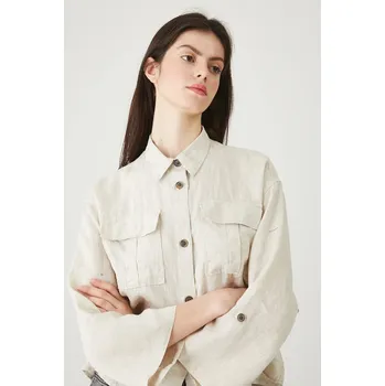 Pánská košile Lněná košile Medicine RS25.KDDB03 béžová 08Y, vel. XL