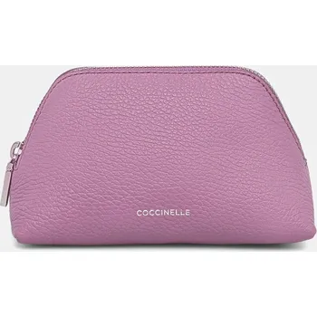 Kosmetická taška Kožená kosmetická taška Coccinelle E5.TMF.25.02.01 fialová 40X, vel. ONE SIZE
